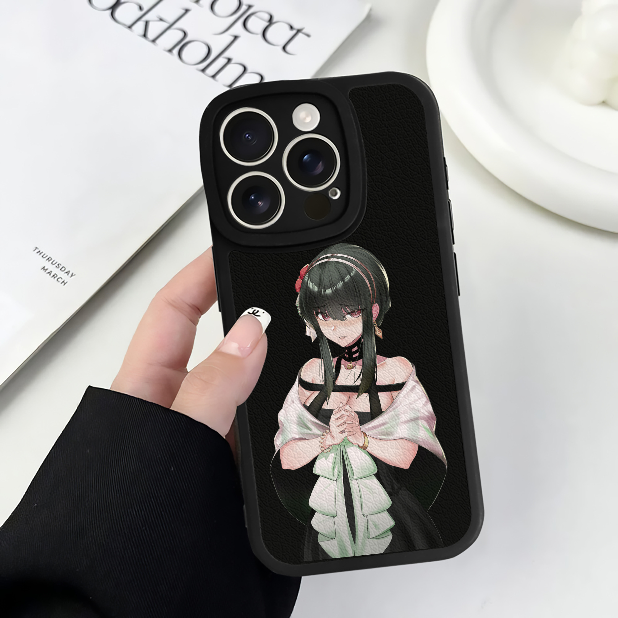 （画像用） SPY×FAMILY间谍家家酒 【iPhone 16シリーズ対応】シリコンスマホケース（レザー調） 材質：シリコン